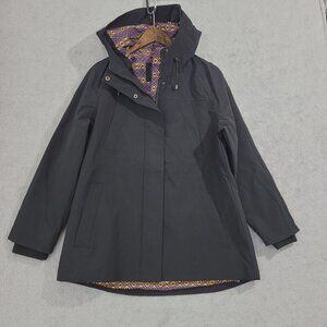 NEW Pendleton Womens S Black Hooded Parka Windbreaker Coat